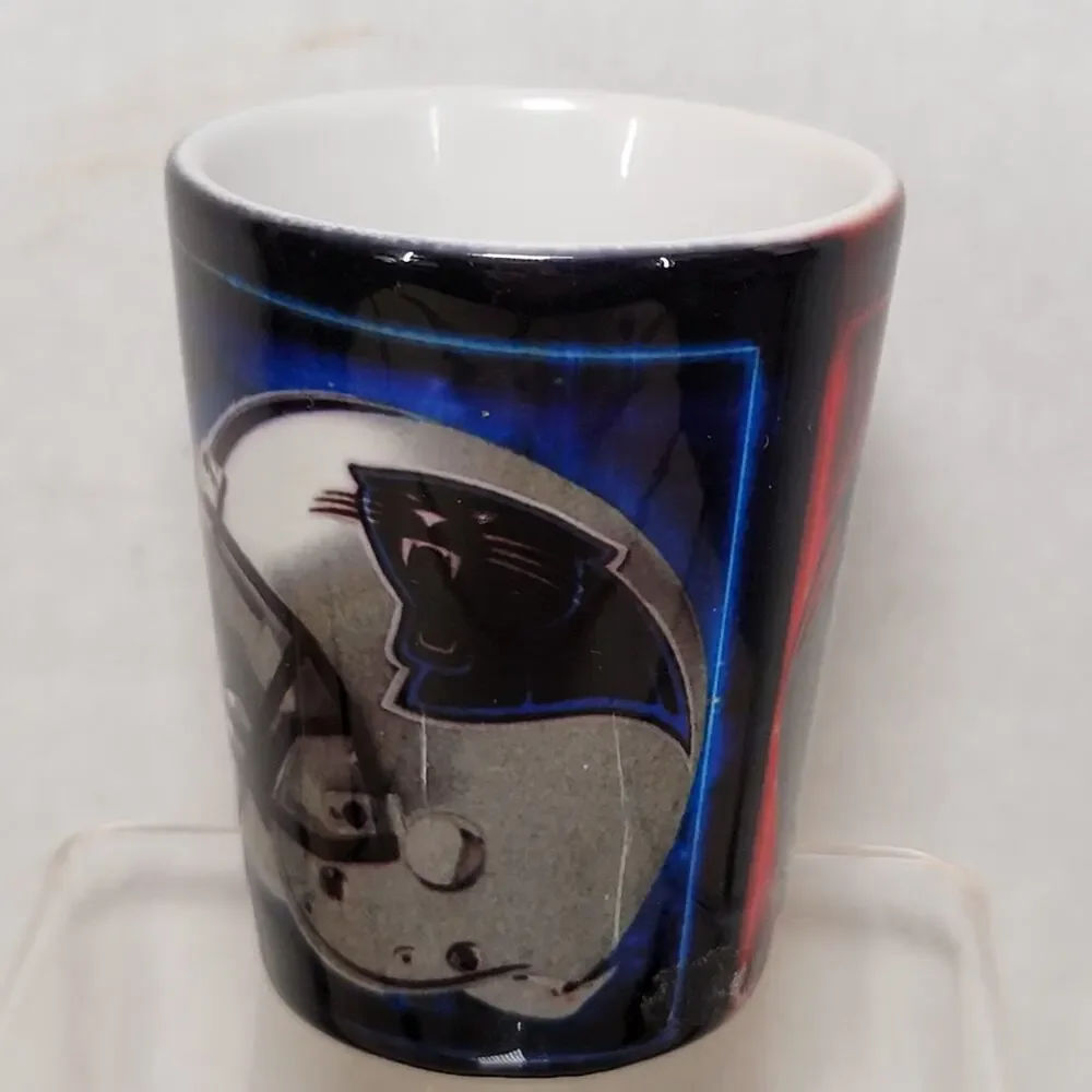 VINTAGE Superbowl XXXVIII Shot Glass Feb. 1, 2004 Houston Tx